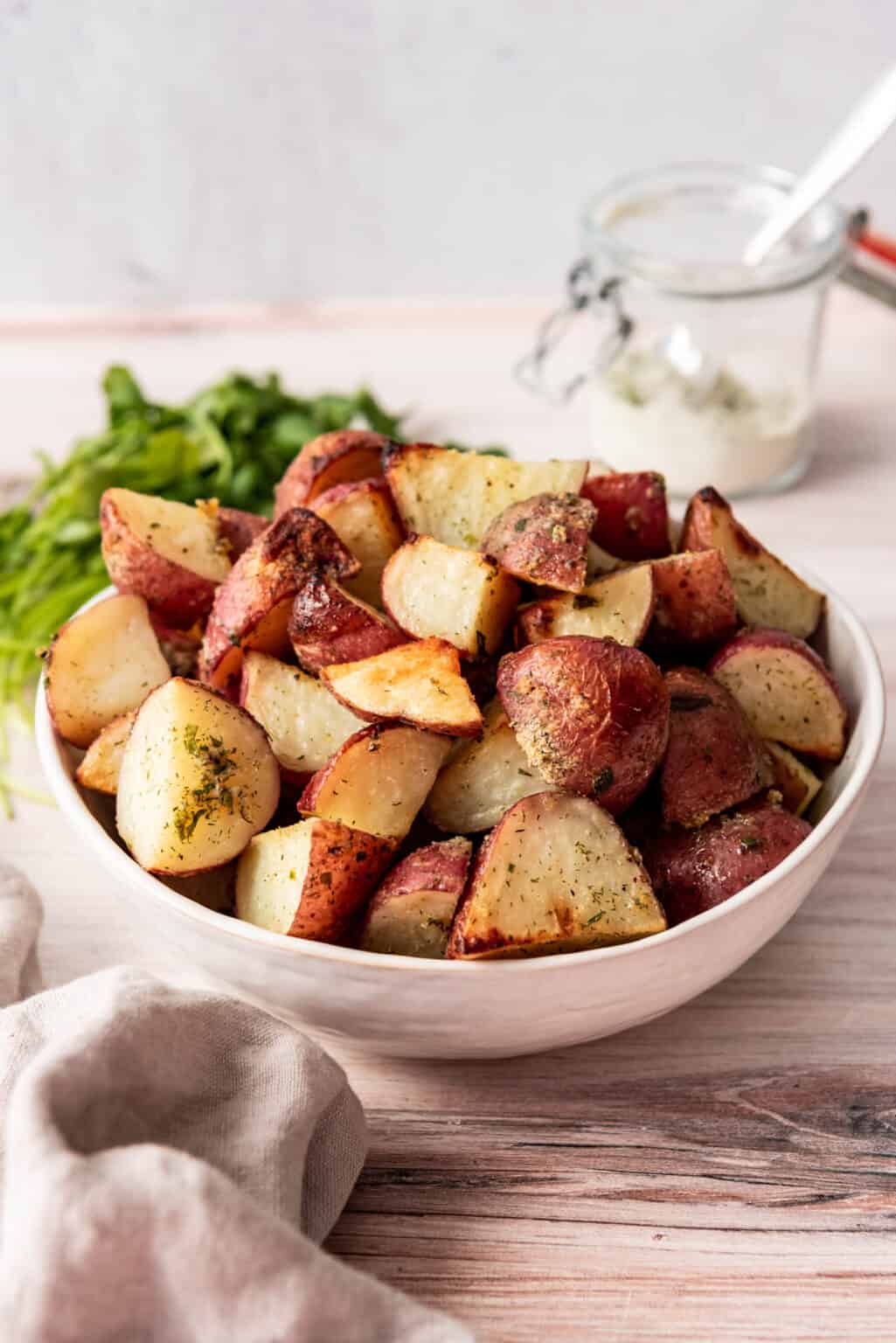 Easy Ranch Roasted Potatoes - easydinnerrecipes.com