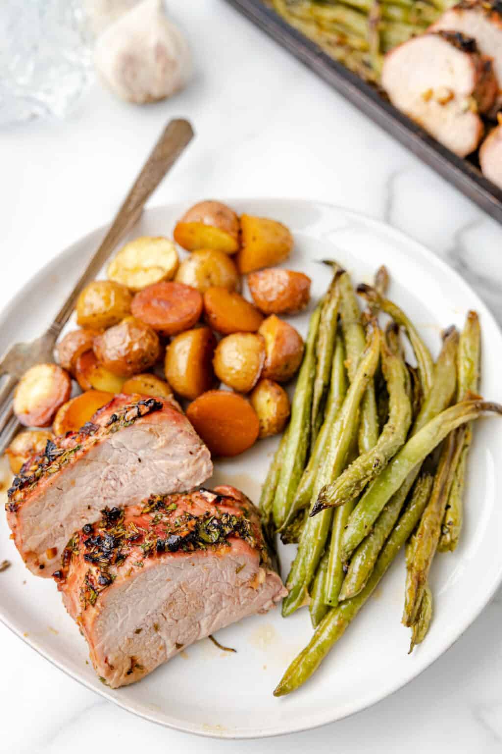 Pork Tenderloin Sheet Pan Dinner