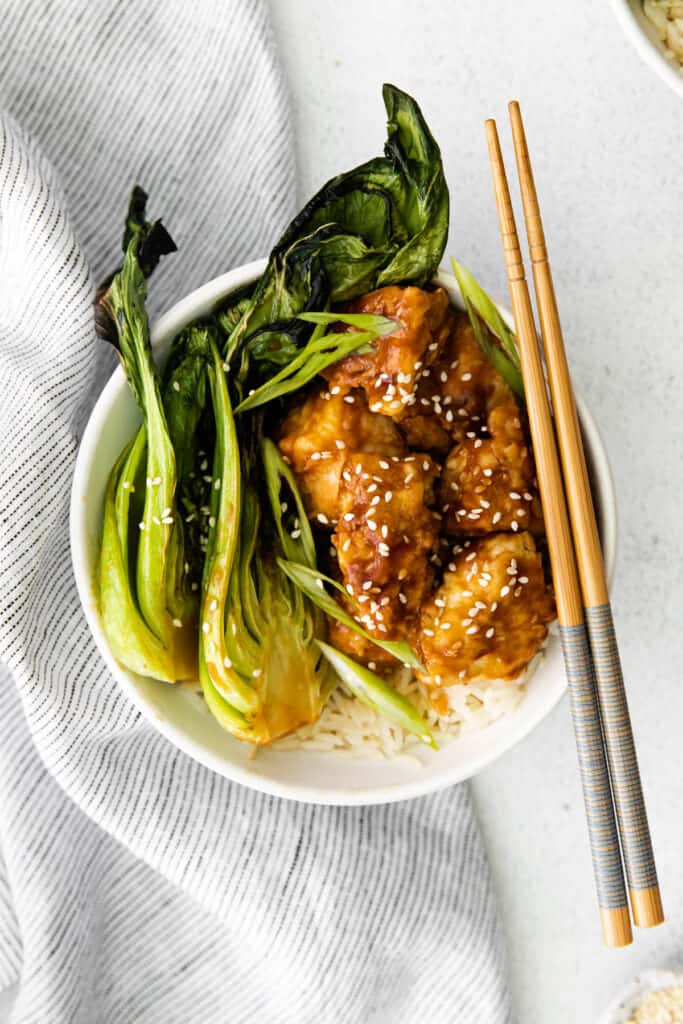 Sheet Pan Sticky Sesame Chicken - easydinnerrecipes.com